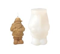 Santa Molds Ornament Silicone Plasters Christmas Casting Epoxy Resin Christmas