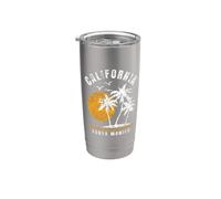 Santa Monica California, CA Beach Vacation Stainless Steel Insulated Tumbler