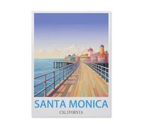 Santa Monica California,Jigsaw Puzzles 1000 Pieces for Adults, Classic Puzzle Kids Puzzle Challenging And Difficult Puzzles for Adults And Teens(50x70cm)-F96