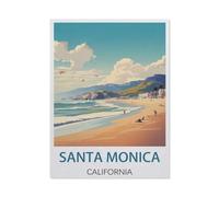 Santa Monica California,Jigsaws Puzzles 1000 Pieces Classic Jigsaws Educational Games Toys,Best Gift for Adults and Kids(50x70cm)-EX89