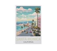 Santa Monica California,Puzzle 1000 Pieces Of Paper Puzzles Suitable For Adults Children Families Stress Relief Puzzle Games(50x70cm)-K57