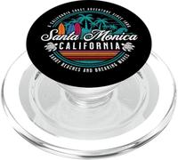 Santa Monica California Sandy Beaches Breaking Waves Surfing PopSockets PopGrip for MagSafe