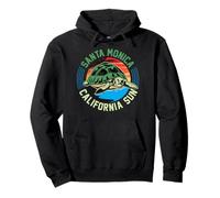 Santa Monica California Sun Sea Turtle Love Pullover Hoodie