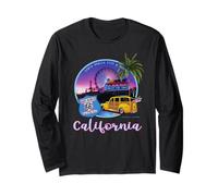 Santa Monica Pier California 66 End Of The Trail Souvenir Long Sleeve T-Shirt