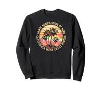 Santa Monica Retro West Coast Surf Rider Sweatshirt