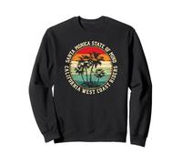 Santa Monica Retro West Coast Surf Rider Sweatshirt