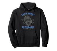 Santa Monica Silverbacks Minor League Retro Baseball Team Pullover Hoodie
