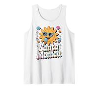 Santa Monica Summer Vibes, Fun Sunshine Ice Cream Surfboards Tank Top