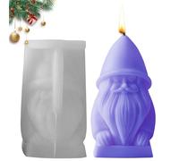 Santa Mould, Santa Claus Resin Molds, Santa Claus Resin Mould, Non-stick Candles Making Molds Craft for Aromatherapy Candle, Handmade Soap