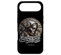 Santa Muerte Design Brushed Steel Look Case for iPhone Air