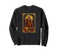 Santa Muerte Holy Candles Altar Devotional Folk Saint Tee Sweatshirt
