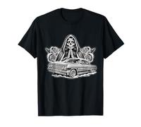Santa Muerte Mexican Floral Saint Death T-Shirt