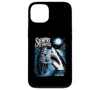 Santa Muerte Shark Siempre Te Protege Mexican Deity Folklore Case for iPhone 13
