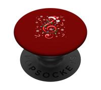 Santa Music Note Christmas Lights Funny Instrumentalist PopSockets Adhesive PopGrip
