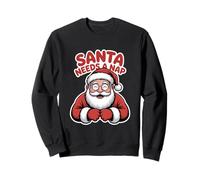 Santa Needs A Nap Funny Christmas Holiday Humor Sweatshirt