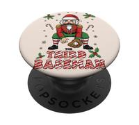 Santa Nutcracker The Third Baseman Christmas PopSockets Adhesive PopGrip