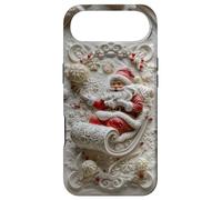 Santa on His Sleigh Christmas Whimsical Aesthetic Retro Case for iPhone Air