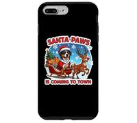 Santa Paws Is Coming Christmas Entlebucher Mountain Dog Xmas Case for iPhone 7 Plus/8 Plus