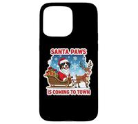 Santa Paws Is Coming To Town Christmas Bernese Mountain Dog Case for iPhone 15 Pro Max