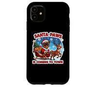 Santa Paws Is Coming To Town Christmas Brussels Griffon Dog Case for iPhone 11