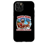Santa Paws Is Coming To Town Christmas Brussels Griffon Dog Case for iPhone 11 Pro