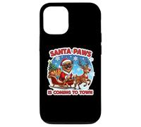 Santa Paws Is Coming To Town Christmas Brussels Griffon Dog Case for iPhone 12/12 Pro