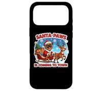 Santa Paws Is Coming To Town Christmas Brussels Griffon Dog Case for iPhone 17 Pro Max
