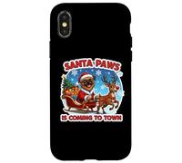 Santa Paws Is Coming To Town Christmas Brussels Griffon Dog Case for iPhone X/XS