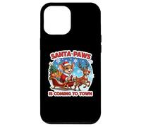 Santa Paws Is Coming To Town Christmas Pet Mouse Owner Lover Case for iPhone 12 Pro Max