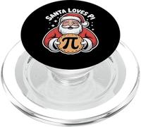 Santa Pi Funny Algebra Numbers Geek Nerd Math Christmas PopSockets PopGrip for MagSafe
