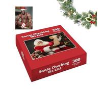 Santa Puzzle, Humorous Plot Twists, 1set, Prank Puzzle, Humor Lover Mindgame, Unforgettable Memory Carrier, For Women Men Family Gatherings Winter Nights Indoor Activities Office