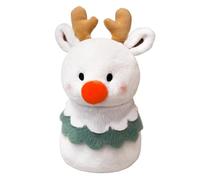 Santa Reindeer,Plush Stuffed Animal Doll Props,Christmas Stuffed Reindeer | For Indoor Home Bedroom Living Room Sofa Floor Children Friends Family