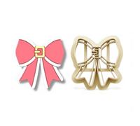 Santa Ribbon Polymer Clay Cutter 25mm. Made in The UK from high Grade pla