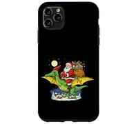 Santa Riding Dinosaur Christmas Palaeontology Design Case for iPhone 11 Pro Max