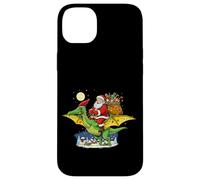 Santa Riding Dinosaur Christmas Palaeontology Design Case for iPhone 14 Plus