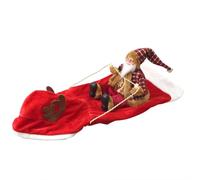 Santa Riding Pet Costume Funny Christmas Dog Saddle Outfit Holiday (X) | Soft Polyester Blend Adjustable Hook-and-Loop 6 Sizes S-3XL Party Parade Photo Prop Gift (X)