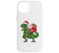 Santa Riding T Rex Dinosaur Case for iPhone 14 Plus