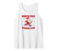 Santa Runner North Pole Christmas Running Tank Top