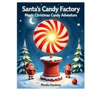 Santa´s Candy Factory: Magic Christmas Candy Adventure: 25 Medium Mazes + Bonus 15 Coloring Sheets, Large Print size 8.5 x 11 inch. (Mind Maze Adventures)