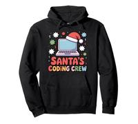 Santa’s Coding Crew Holiday Tech Laptop Pullover Hoodie