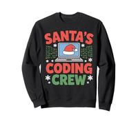 Santa’s Coding Crew Holiday Tech Laptop Sweatshirt