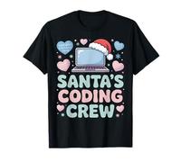 Santa’s Coding Crew Holiday Tech Laptop T-Shirt