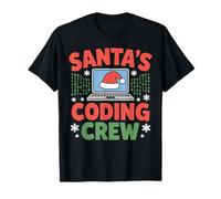 Santa’s Coding Crew Holiday Tech Laptop T-Shirt