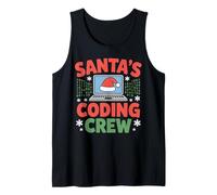 Santa’s Coding Crew Holiday Tech Laptop Tank Top