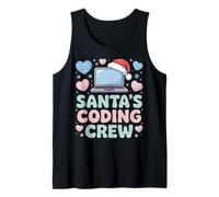 Santa’s Coding Crew Holiday Tech Laptop Tank Top