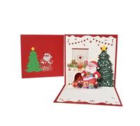 Santa’s Cozy Corner 3D Pop Up Christmas Card