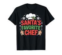 Santa’s Favorite Chef Christmas Kitchen T-Shirt