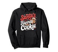 Santa’s Favorite Cookie Christmas Baking Lover Family Baker Pullover Hoodie