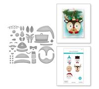 Santa’s Festive Circle Crew Etched Dies from The Merry Mug & Circle Delights Collection by Nichol Spohr