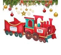 Santa’s Gift Train, Christmas Train Gift Box, Versatile Holiday Decorations, Personalized Christmas Trains Set, Duable And Environmentally Friendly, For Candy, Holiday Decorations